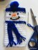 Snowman Fingerless Gloves