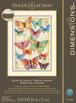 Dimensions Butterfly Beauty Cross Stitch Kit