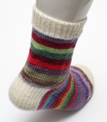 Ripple Socks - Cuff Down
