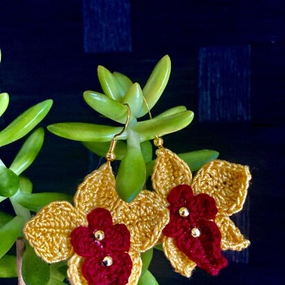 Orchid Earring