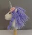 Unicorn finger puppet