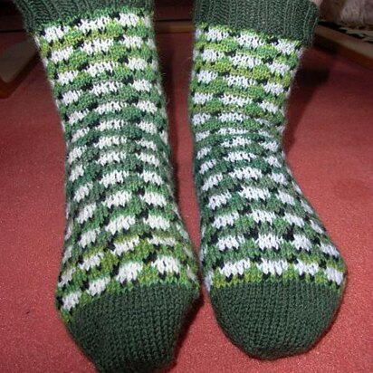 Sheep socks - knitting pattern