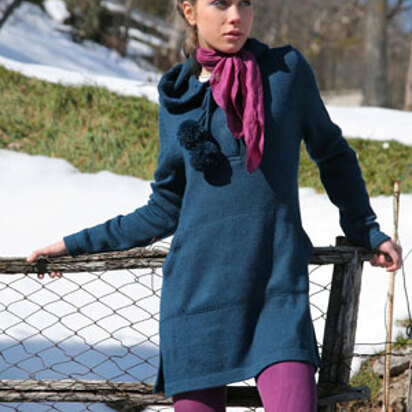 Amico Mini-Dress in Adriafil Mirage - Downloadable PDF - knitting pattern