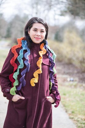 Cascade of Color Scarf