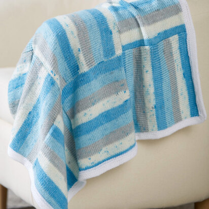 Nine Patch Blanket in Premier Yarns Everyday Baby & Anti-Pilling Everyday Baby - Downloadable PDF