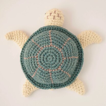 Sea Turtle in Lion Brand Wool-Ease Thick & Quick - Downloadable PDF