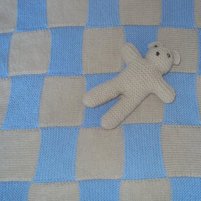 Buggy  Blanket and Teddy Cot Toy