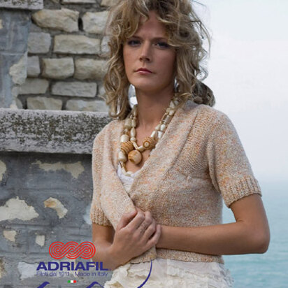 Antille Jacket in Adriafil Benessere - Downloadable PDF