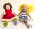 Rose and Bianca Knit Dolls