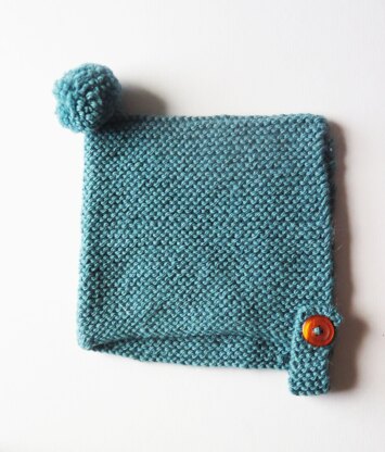 Easy Knitting Garter Stitch Baby Jacket and Hat