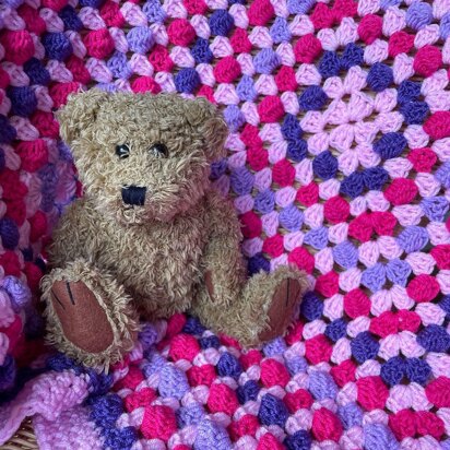 Bella’s Bobble Granny Square Blanket