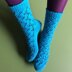 Wave Path Socks