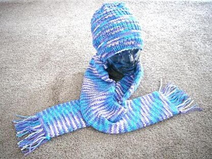 Ribbed Hat and Scarf