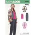 New Look 6546 Misses' Seperates 6546 - Paper Pattern, Size A (XS-S-M-L-XL)