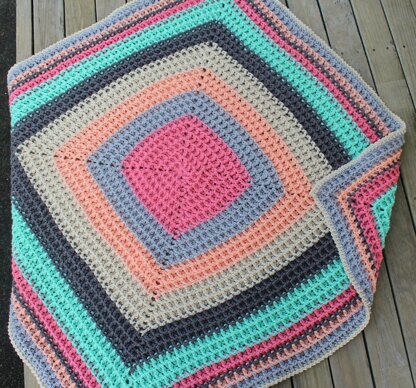 Squared Reversible Waffle Blanket