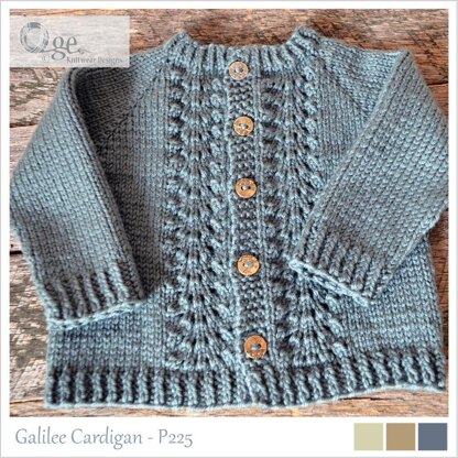 OGE Knitwear Designs P225 Galilee Cardigan PDF