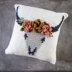 040- Bull's skull pillow cover