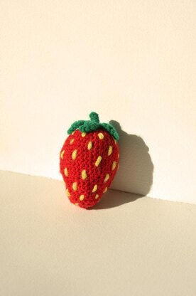 Strawberry Crochet Pattern, Strawberry Amigurumi, Fruit Crochet Pattern, Food Amigurumi