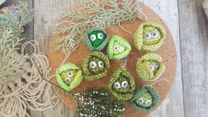 Crochet Brussel Sprout Pattern