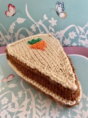 Carrot Cake Slice in King Cole Big Value Chunky and Dollymix DK