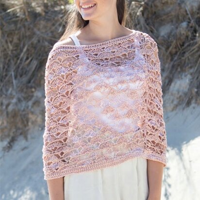 Carico Poncho in Berroco Mixer - Downloadable PDF