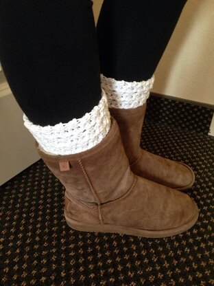 Star Stitch Boot Cuffs