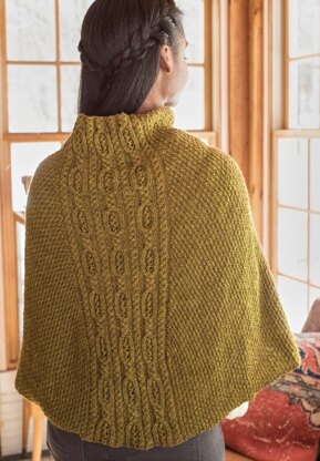 Oakham Poncho in Berroco Skye - 398-1 - Downloadable PDF