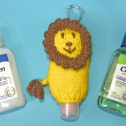 Lion Sanitizer Bottle Cover / Zoo Safari Animal