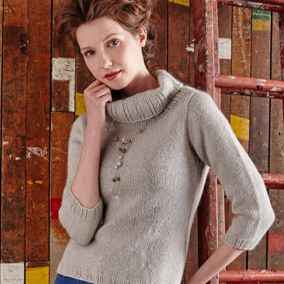 Peaberry Sweater in Rowan Kid Classic - Downloadable PDF