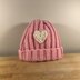 Ribbed Valentine Beanie