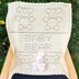 Baby Bear Filet Blanket