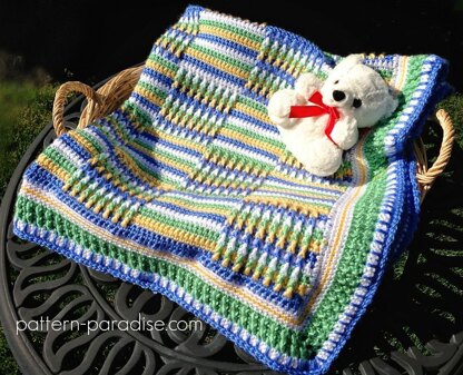 Posts & Stripes Blanket 12-115