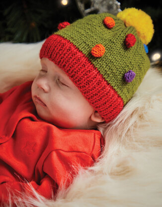 Christmas Tree Hat in Sirdar Snuggly DK - 5498 - Downloadable PDF