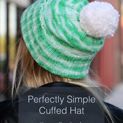 Perfectly Simple Cuffed Hat