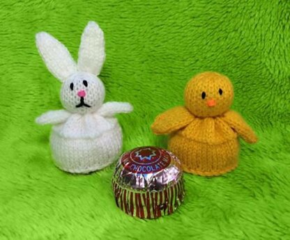 Bunny and Chick Tea Cake Cover
