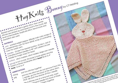 Bunny Rabbit Lovey  kp0213