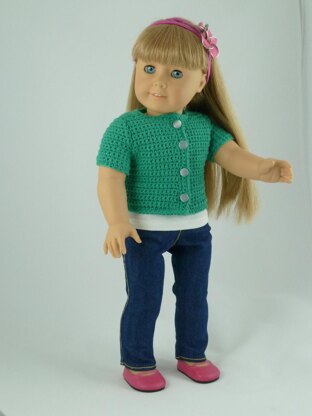 Classic Cardigan Sweater - 18" American Girl Doll