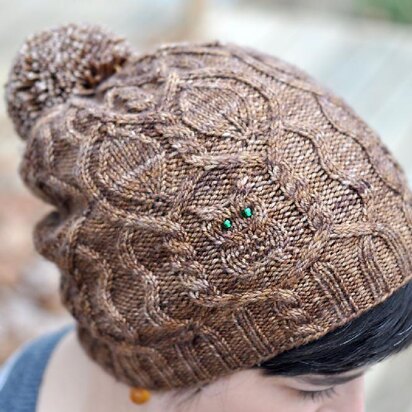 Owl in the Thicket Hat - knitting pattern