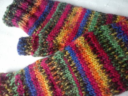 Circus Fingerless Mitts