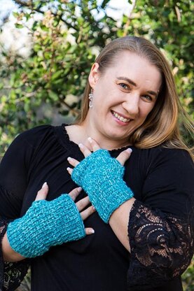 Tunisian Fingerless Gloves