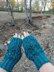 River Arrow Fingerless Mittens