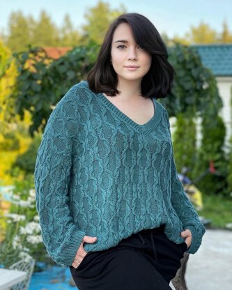 Royal Pullover - knitting pattern