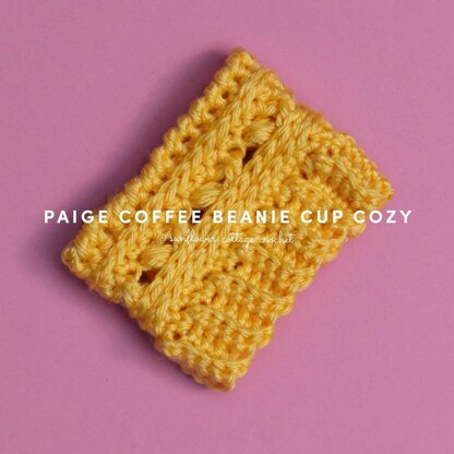 Paige Coffee Beanie Cozy