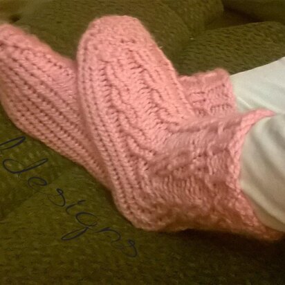 Comfy Cable Slipper Socks