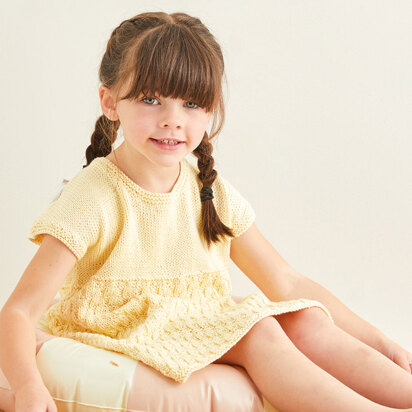 Sirdar 2578 Rippled Beach Dress in Snuggly 100% Cotton PDF