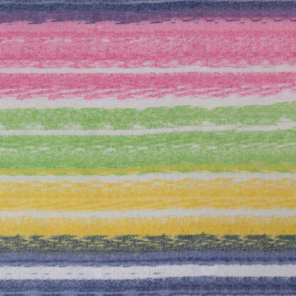 Denim, Yellow, Green, Pink