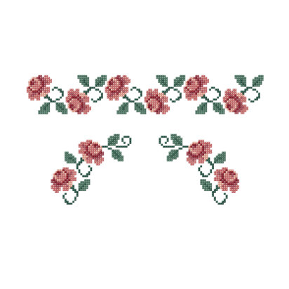 Mini Flowers Cross Stitch // Flowers Cross Stitch // Floral Sewing