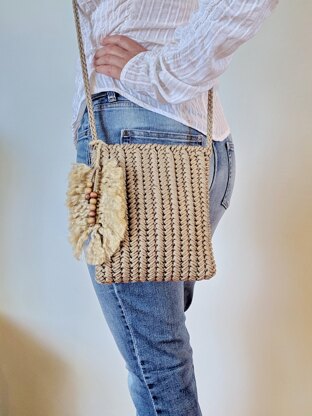 Crochet Bag Pattern, PDF Tutorial Chevron Trail