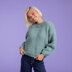 Easy Everyday Sweater - Free Knitting Pattern for Women in Paintbox Yarns Wool Blend Super Chunky