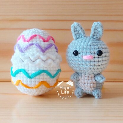 Rabbit in Easter Egg